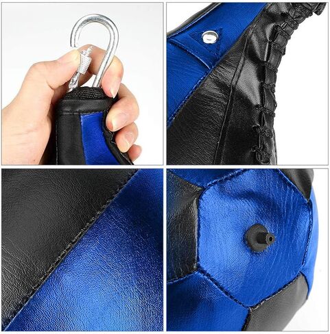 أكياس السرعة Kvittra للملاكمة، مجموعة حقيبة الضرب السريعة MMA مع دوارة معلقة، مضخة هواء، حلقات تسلق، مجموعة حقيبة الضرب دودج لتدريب الملاكمة مع مجموعة دوارة معلقة للتمرين in Kuwait