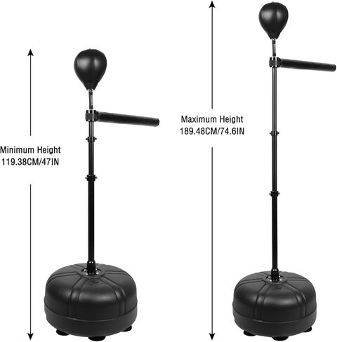 VEOCORE Freestanding Boxing Bar, Height Adjustable Boxing Spinning Bar, Boxing Speed Trainer Boxing Equipment for MMA Training, Stress Relief & Fitness in Kuwait