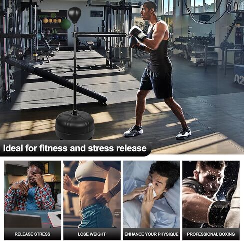 VEOCORE Freestanding Boxing Bar, Height Adjustable Boxing Spinning Bar, Boxing Speed Trainer Boxing Equipment for MMA Training, Stress Relief & Fitness in Kuwait