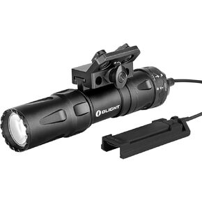 OLIGHT Odin Mini Ultra Compact 1250 Lumens Mlok Tactical Flashlight | 14,400 Candela, 240 Meters, Remote Pressure Switch, IPX8, Magnetic Charging, Slide Rail Mount for Hunting Outdoor Use in Kuwait
