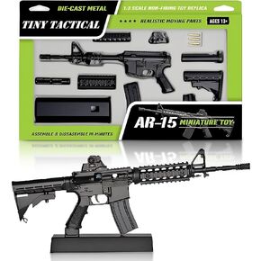 نموذج ايه ار مصغر من تايني تاكتيكال اسود | مجموعة بناء معدنية مصبوبة بمقياس 1:3 in Kuwait