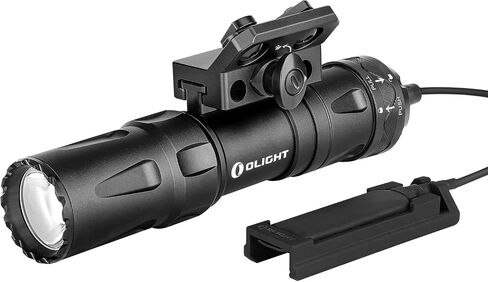 OLIGHT Odin Mini Ultra Compact 1250 Lumens Mlok Tactical Flashlight | 14,400 Candela, 240 Meters, Remote Pressure Switch, IPX8, Magnetic Charging, Slide Rail Mount for Hunting Outdoor Use in Kuwait