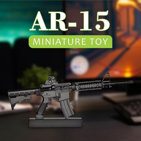 نموذج ايه ار مصغر من تايني تاكتيكال اسود | مجموعة بناء معدنية مصبوبة بمقياس 1:3 in Kuwait