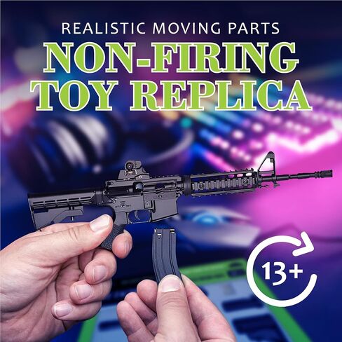 نموذج ايه ار مصغر من تايني تاكتيكال اسود | مجموعة بناء معدنية مصبوبة بمقياس 1:3 in Kuwait