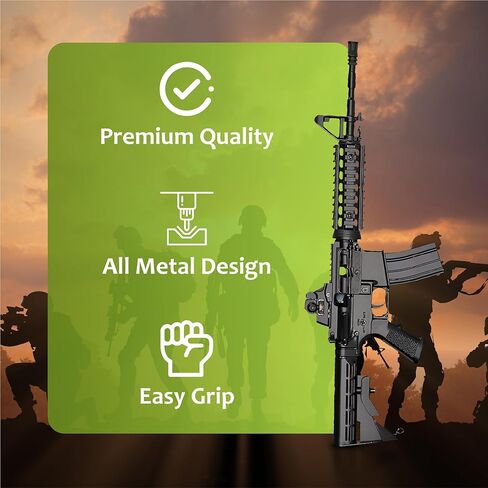 نموذج ايه ار مصغر من تايني تاكتيكال اسود | مجموعة بناء معدنية مصبوبة بمقياس 1:3 in Kuwait