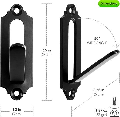 مساني حامل يثبت على الحائط بتصميم جمجمة اوروبية - عبوة واحدة - للغزلان والبغل والظباء والذئب وحيوانات الالعاب الصغيرة - زاوية 50 درجة - يحمل ما يصل الى 50 باوند - كاملة مع 2 براغي مرساة، 2 برغي ستيل in Kuwait