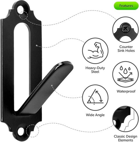 مساني حامل يثبت على الحائط بتصميم جمجمة اوروبية - عبوة واحدة - للغزلان والبغل والظباء والذئب وحيوانات الالعاب الصغيرة - زاوية 50 درجة - يحمل ما يصل الى 50 باوند - كاملة مع 2 براغي مرساة، 2 برغي ستيل in Kuwait