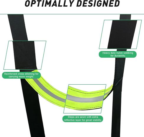 مساعد تسلق 3 درجات للصيد، مساعد عصا التسلق - سلم حبل منسوج من جيشاهس in Kuwait
