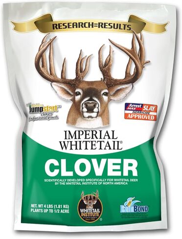 Whitetail Institute Imperial Clover Food Plot Seed (Spring and Fall Planting), 4-Pound (1/2 Acre) in Saudi Arabia
