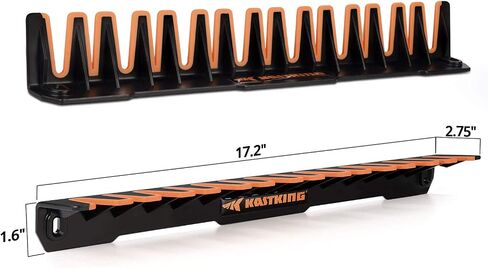 KastKing V15 Vertical Fishing Rod Holder, Black With Orange Rubber, 1 Pcs in Kuwait