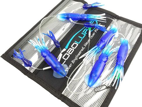 SquidNation Game Fish Mini Flippy Floppy Fishing Daisy Chain Tuna & Marlin in Kuwait