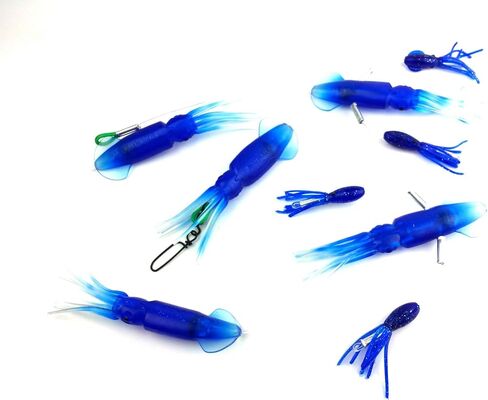 SquidNation Game Fish Mini Flippy Floppy Fishing Daisy Chain Tuna & Marlin in Kuwait