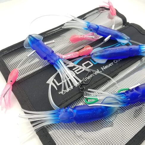 SquidNation Game Fish Mini Flippy Floppy Fishing Daisy Chain Tuna & Marlin in Saudi Arabia