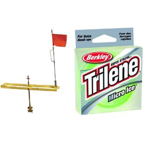 Frabill Artic Fire Tip-Up | Heavy-Duty Tip-Up with Dual Trip Settings