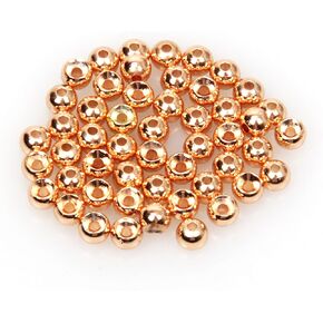 100 PCS Fly Tying Beads Tungsten Beads Nymph Head Ball Fly Tying Materials Hook Size 6#-20# 2.0 2.7 3.15 3.5 3.8 4.0 4.65 Nickle Gold Copper Silver Rainbow Color in Kuwait