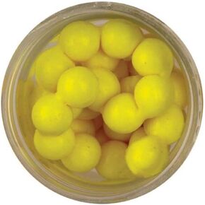 Berkley PowerBait Power Eggs Floating Magnum , Fluorescent Yellow - Garlic Scent, .5 oz Small Jar in Saudi Arabia