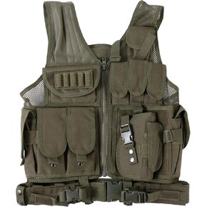 WOAIKEQING Tactical Vest Tactical Mesh Tank Top with Detachable Belt & Holster for outdoor Ultra-Light Breathable Training in Saudi Arabia