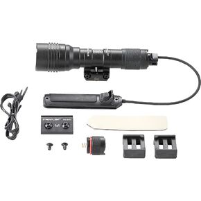 Streamlight 88066 ProTac Rail Mount HL-X 1000-Lumen Multi-Fuel Weapon Light with Remote Switch, Tail Switch, Clips, and CR123A Batteries, Box, Black in Kuwait