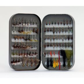 صندوق ذباب بارنسلي + 100 مجموعة ذباب صيد متنوعة in Kuwait