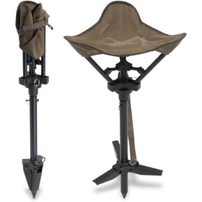 ALPS OutdoorZ Wetland Hunting Seat - Lightweight Hunting Chair with Adjustable Height, Sink-Resistant Leg, and Removable Shoulder Carry Strap for All-Weather Hunting in Saudi Arabia