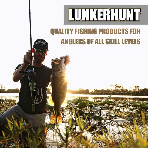 LUNKERHUNT Phantom Spider Lure for Bass Fishing (2.5 Inch) | Topwater Spider Fishing Lure with Natural Walking Action | Soft Hollow Body Weedless Hooks for Trout and Pike in Kuwait