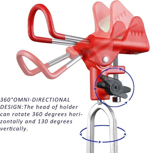 E-jades Fishing Rod Holders for Bank Fishing, Fishing Pole Holders for Ground, Bank Fishing Rod Rack Stand,Fish Pole Holder for Beach, Gifts for Men Birthday Day,360 Degree Adjustable-2 Pack in Saudi Arabia