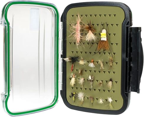 صندوق صيد الذبابة الجديد مقاوم للماء وغطاء شفاف على الوجهين صندوق طُعم صيد الذبابة in Kuwait