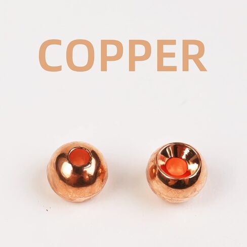 100 PCS Fly Tying Beads Tungsten Beads Nymph Head Ball Fly Tying Materials Hook Size 6#-20# 2.0 2.7 3.15 3.5 3.8 4.0 4.65 Nickle Gold Copper Silver Rainbow Color in Kuwait