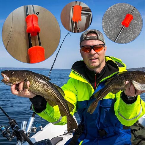 كرة ثابتة لقضيب الصيد المحمول، شعاع قضيب صيد من السيليكون الناعم، حامل صنارة صيد يمكن ارتداؤه، مشبك تثبيت مقاوم للتآكل، ملحقات صيد ضيقة لعمود الصيد in Kuwait