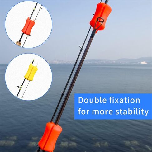 كرة ثابتة لقضيب الصيد المحمول، شعاع قضيب صيد من السيليكون الناعم، حامل صنارة صيد يمكن ارتداؤه، مشبك تثبيت مقاوم للتآكل، ملحقات صيد ضيقة لعمود الصيد in Kuwait