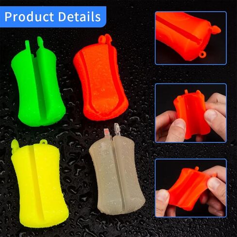 كرة ثابتة لقضيب الصيد المحمول، شعاع قضيب صيد من السيليكون الناعم، حامل صنارة صيد يمكن ارتداؤه، مشبك تثبيت مقاوم للتآكل، ملحقات صيد ضيقة لعمود الصيد in Kuwait