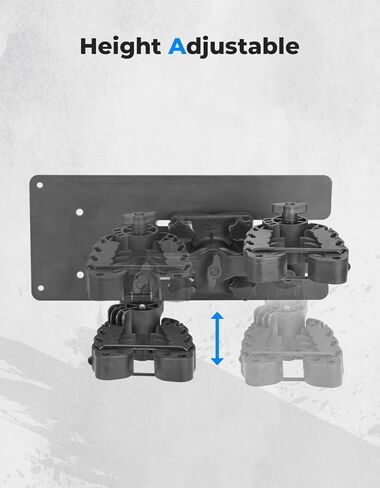 حامل مسدس KEMIMOTO UTV، مقابض أدوات مخفية أسفل المقعد، متوافقة مع Can Am Defender Polaris Ranger XP 1000 in Kuwait