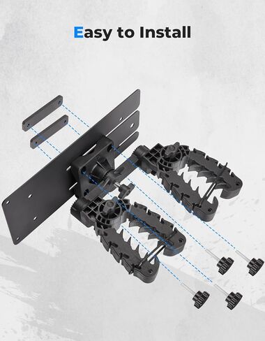 حامل مسدس KEMIMOTO UTV، مقابض أدوات مخفية أسفل المقعد، متوافقة مع Can Am Defender Polaris Ranger XP 1000 in Kuwait