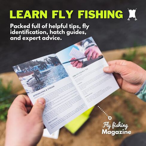 مجموعة ذبابة صيد السمك من ذا فلاي كريت | 40 تشكيلة ذباب صيد ممتازة لسمك السلمون المرقط | الذباب الجاف، الحورية، الرطب، اللافتات، الذباب الصوفي | طقم مجموعة طعم سمك السلمون المرقط in Kuwait