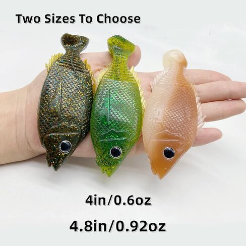 DAMIDEL 4 قطع كبيرة من طُعم صيد الحبار المحاكاة، عيون ثلاثية الأبعاد، مكعبات رصاص مدمجة متعددة الألوان من خلال الخدمة الشاقة، مستقرة ومغرية in Kuwait