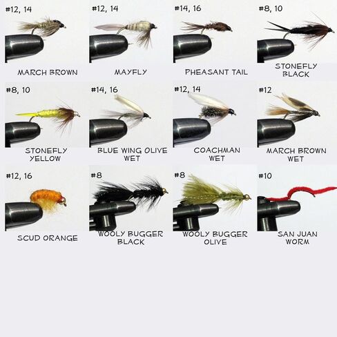 صندوق ذباب بارنسلي + 100 مجموعة ذباب صيد متنوعة in Kuwait