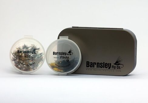 صندوق ذباب بارنسلي + 100 مجموعة ذباب صيد متنوعة in Kuwait