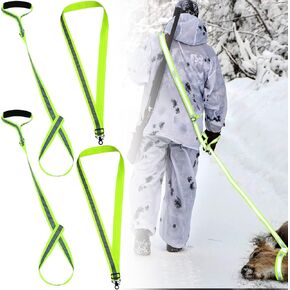 4 Pcs Deer Drag and Harness Deer Pulling Harness Hunting Gear with Comfort Grip Handle, Make Dragging Easy and Quick