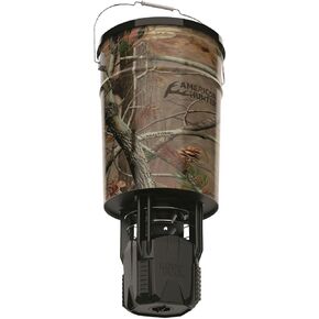 AMERICAN HUNTER 50 LB Hanging Feeder Hunting Durable Lightweight Camo Metal Game Feeder with Automatic Delivery System with XD-Pro Kit in Kuwait