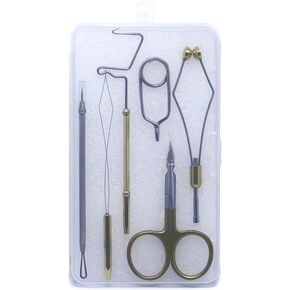 Fly Tying Tools 6PCS Combo Fly Tying Kit Fly Tying Set Fly Tying Materials in Saudi Arabia