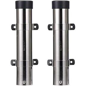 Amarine Made Pair of Boat Marine Fishing Stainless Steel Side Mount Rod Holders with Brackets-7743S in Kuwait