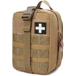 Molle Pouch, Sturdy 600D Nylon Tactical Medical Pouch,Rip-Away EMT First Aid Pouch (Bag Only) in Saudi Arabia