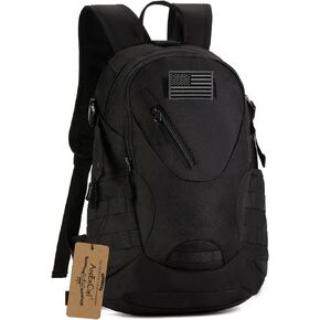 ArcEnCiel 20L Motorcycle Backpack Tactical Military Bag Rucksacks for Outdoor Camping Trekking Hunting with Patch