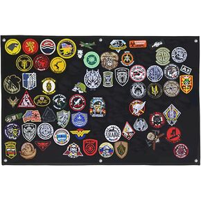 Tactical Patch Display Holder Panel Board for Military Army Morale Hook and Loop Emblems, 24 Inches x 36 Inches, No Patches Included in Kuwait