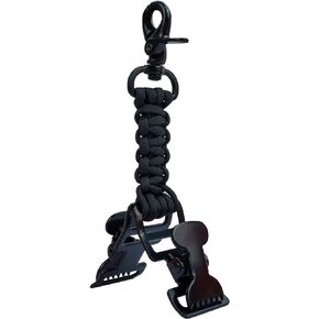 KUNN Double End Tactical Glove Clips Work Glove Holders Hardhat Holder for Heavy Duty Belt,Outdoor Backpack