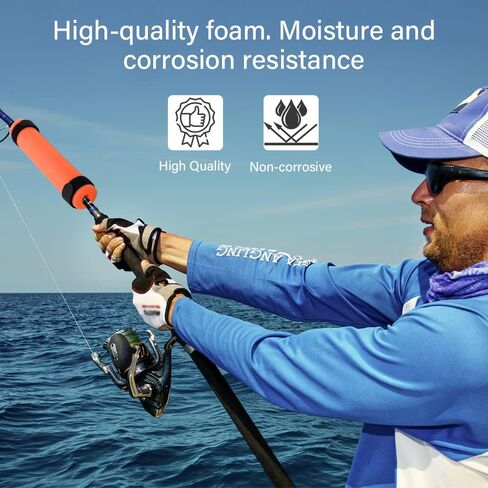 6 Pack Fishing Rod Floats for Kayaking Floaters Poles Propel Paddle Gear Foam Rod Floaties for Boats and Kayaks in Kuwait