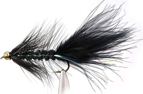 Wooly Bugger Streamer Assortments Tied on Mustad Signature Fly Hooks use for Trout and More in Kuwait