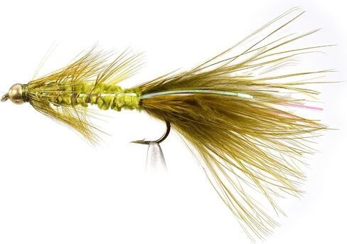 Wooly Bugger Streamer Assortments Tied on Mustad Signature Fly Hooks use for Trout and More in Kuwait