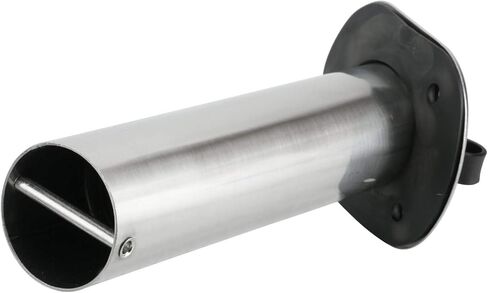 Amarine Made 2Pcs Stainless Steel Fishing Rod Holder Flush Mount with Black PVC Cap and Liner Boat Rod Holder 30 Degrees in Saudi Arabia