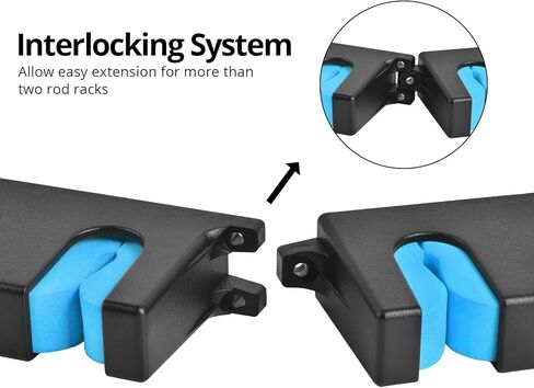 حامل قضيب الصيد العمودي من Calamus - حامل قضيب الصيد المثبت على الحائط، قم بتخزين 6 قضبان أو مجموعات قضبان الصيد في 13.6 بوصة، حامل عمود صيد رائع للمرآب، رف عمودي 6 قضبان، زوج واحد in Kuwait